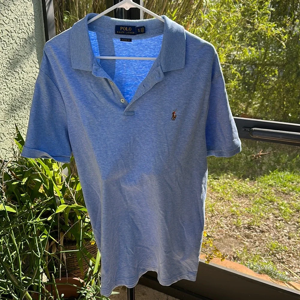 Polo Ralph Lauren Men's Classic Fit Polo Shirt Blue XL TG